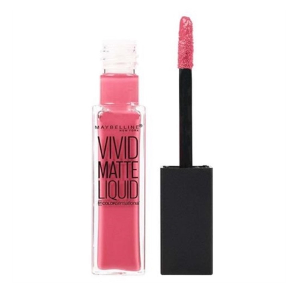NEW Maybelline Vivid Matte Liquid Lipstick 15 Pink Charge